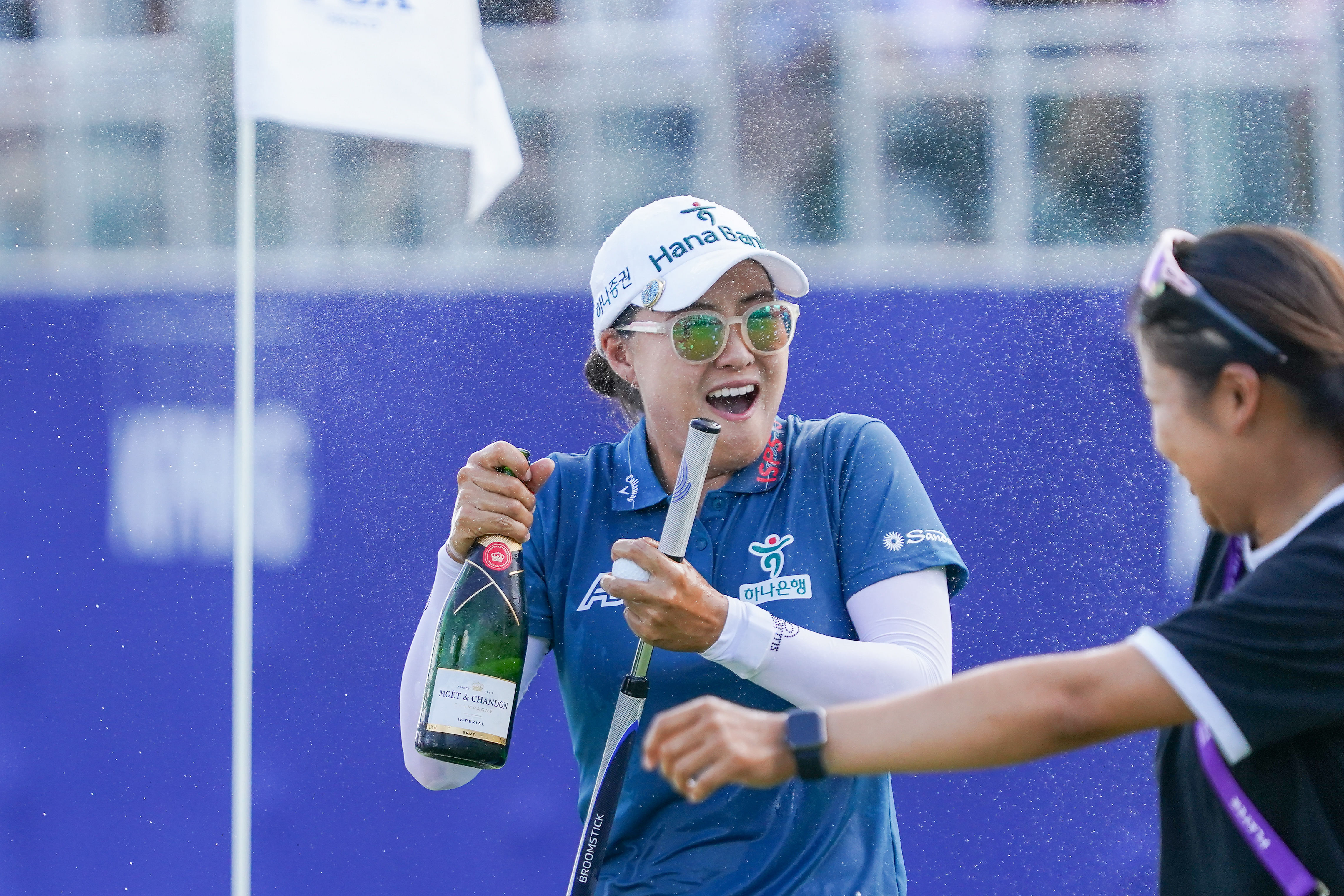 Minjee Lee celebrates winning the KPMG Women's PGA Championship (Image Source: Imagn)